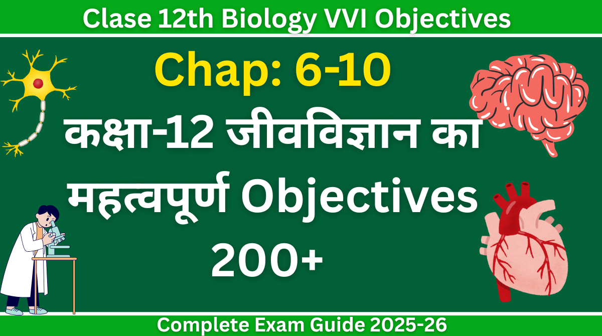 biology class 12 objective question